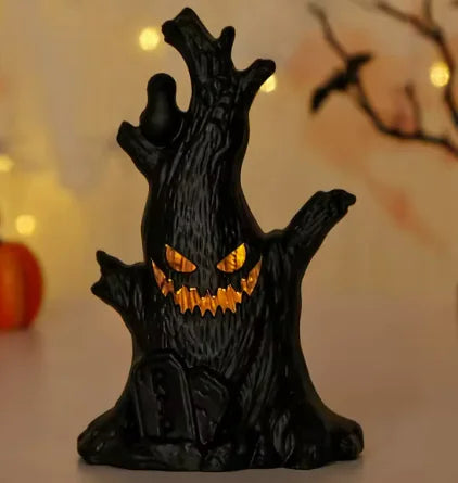 Halloween Kürbislampe Geisterstumpf Dekoration