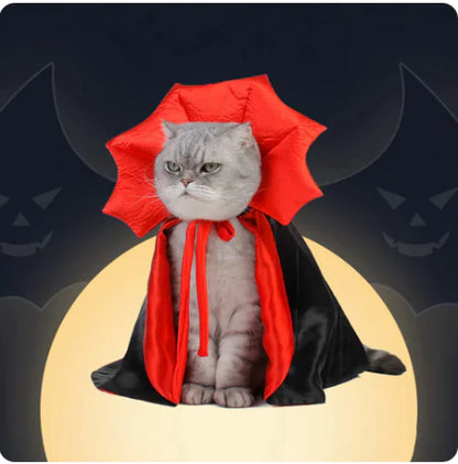 Halloween Pet Costumes Vampire Cloak