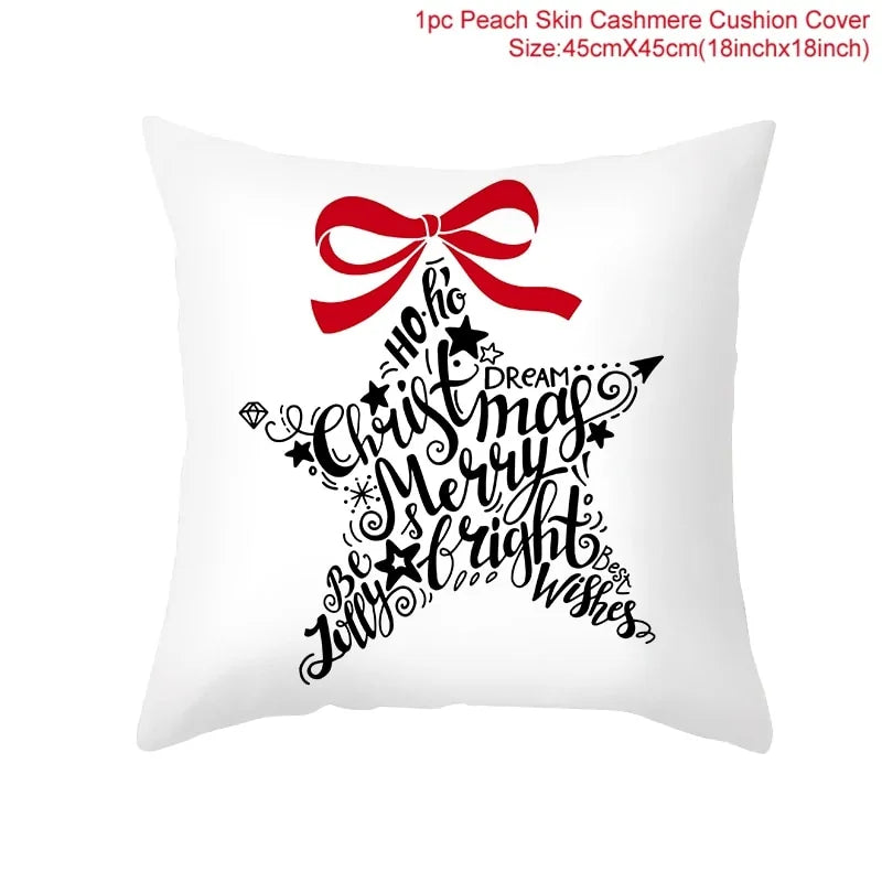 Cartoon Christmas Pillow Cover