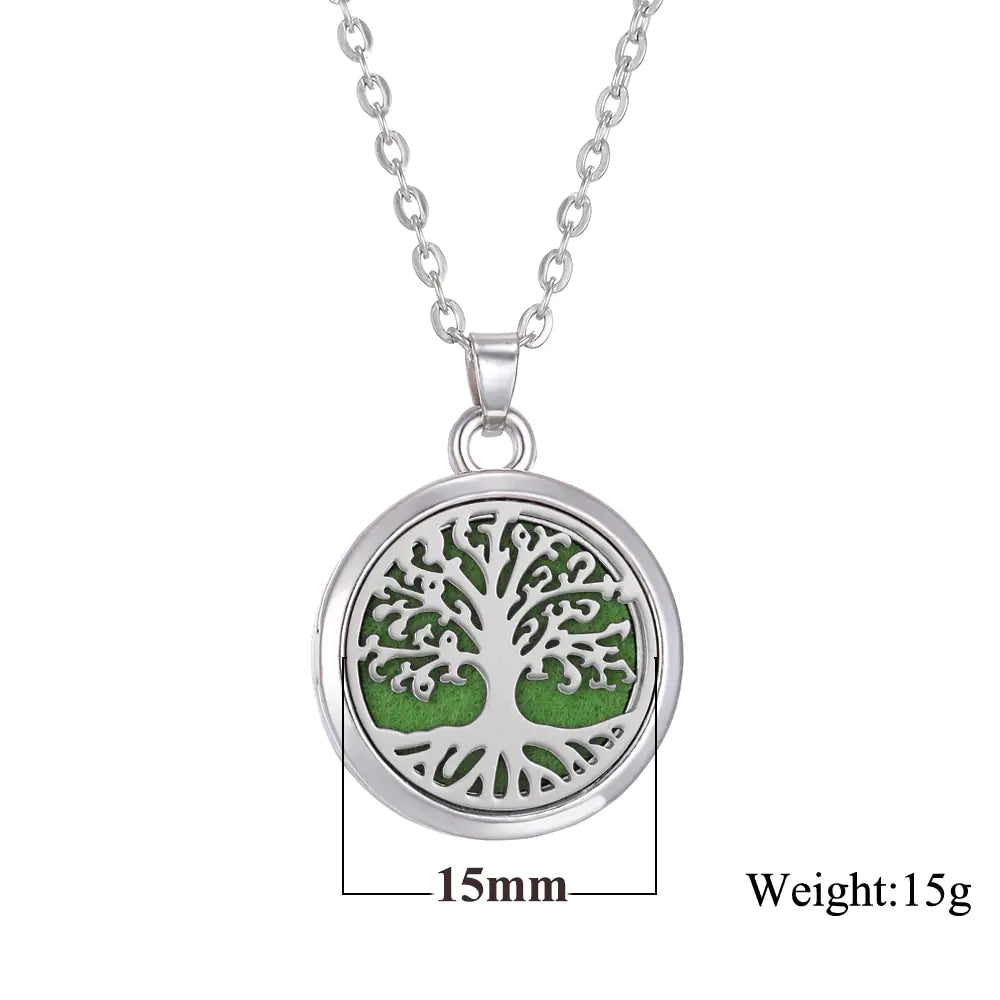 Aromatherapy Tree of Life Necklace