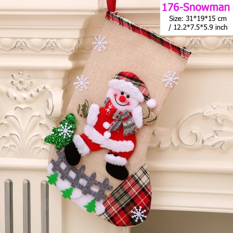 Santa Snowman Pendant Christmas Ornaments