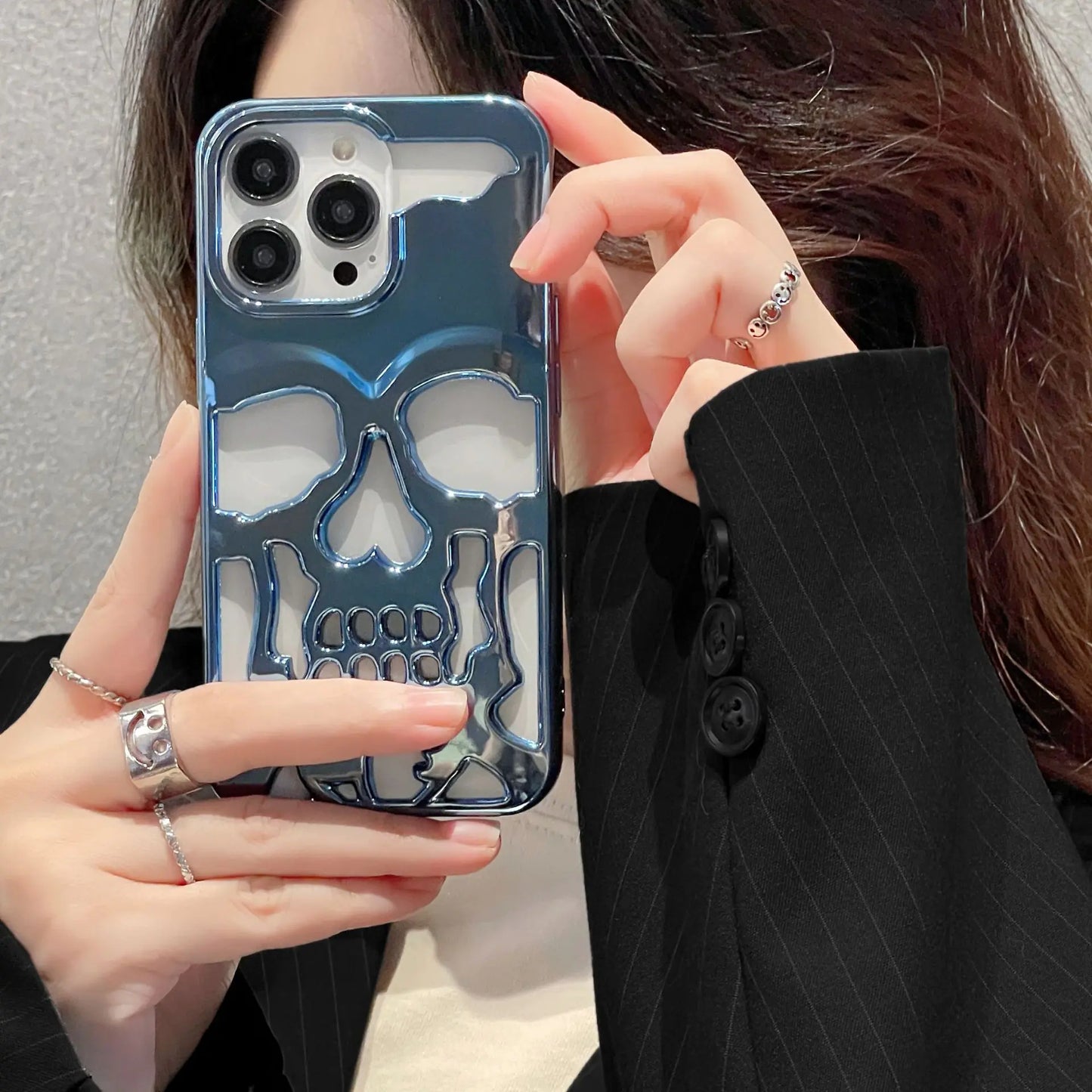 Halloween Skull Design Style Case For iPhone