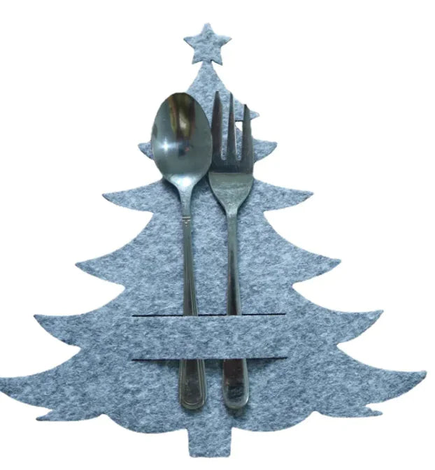 Christmas Tree Cutlery Bag