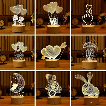 Acrylic 3D Lamps