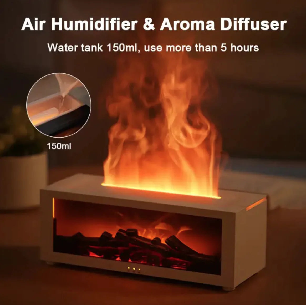 3D Flame Aromatherapy Diffuser